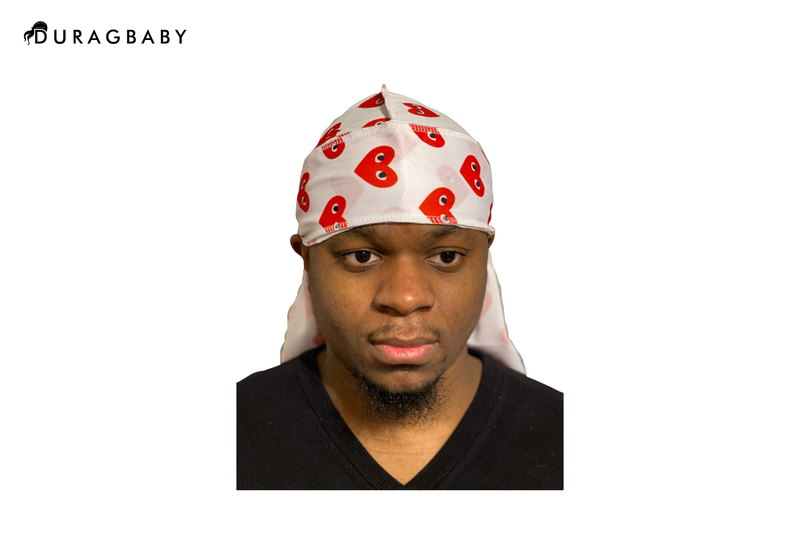 Lovely Valentines-Duragbaby-Durags,Exotic Durags,Lovely Valentines Durag,Silk durag